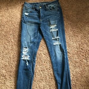 American Eagle high rise skinny jeans